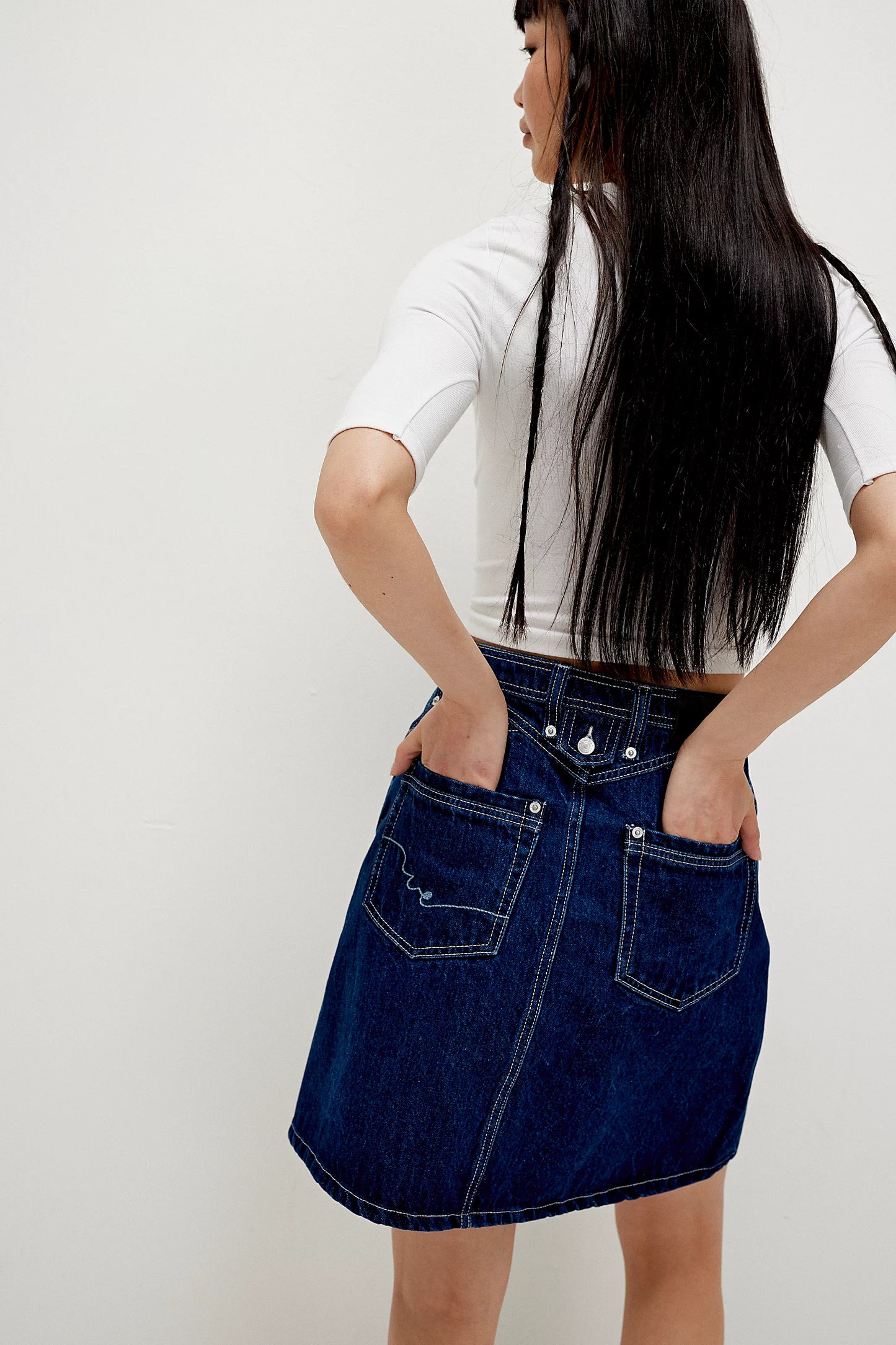 Free People Suzy Denim Midi