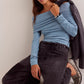 Free People Moxie Low Slung Pull On Barrel Jeans