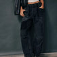 Free People Moxie Low Slung Pull On Barrel Jeans
