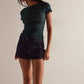 Free People Angelina Lace Tee