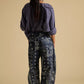 Free People Good Luck Printed Barrel Jeans