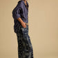 Free People Good Luck Printed Barrel Jeans