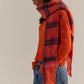 Free People Highland Plaid Skinny Scarf