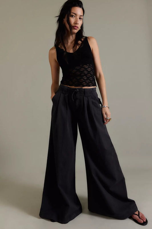 Free People Julien Wide Leg Chino Trouser