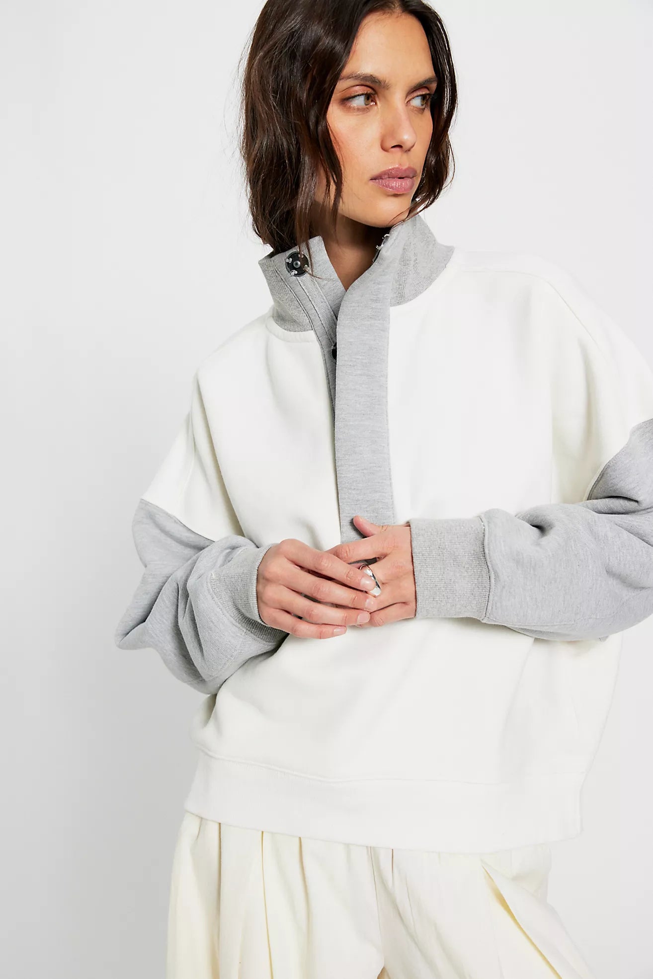 Free People Colorblock Timeless Pullover – Jilly's Boutique