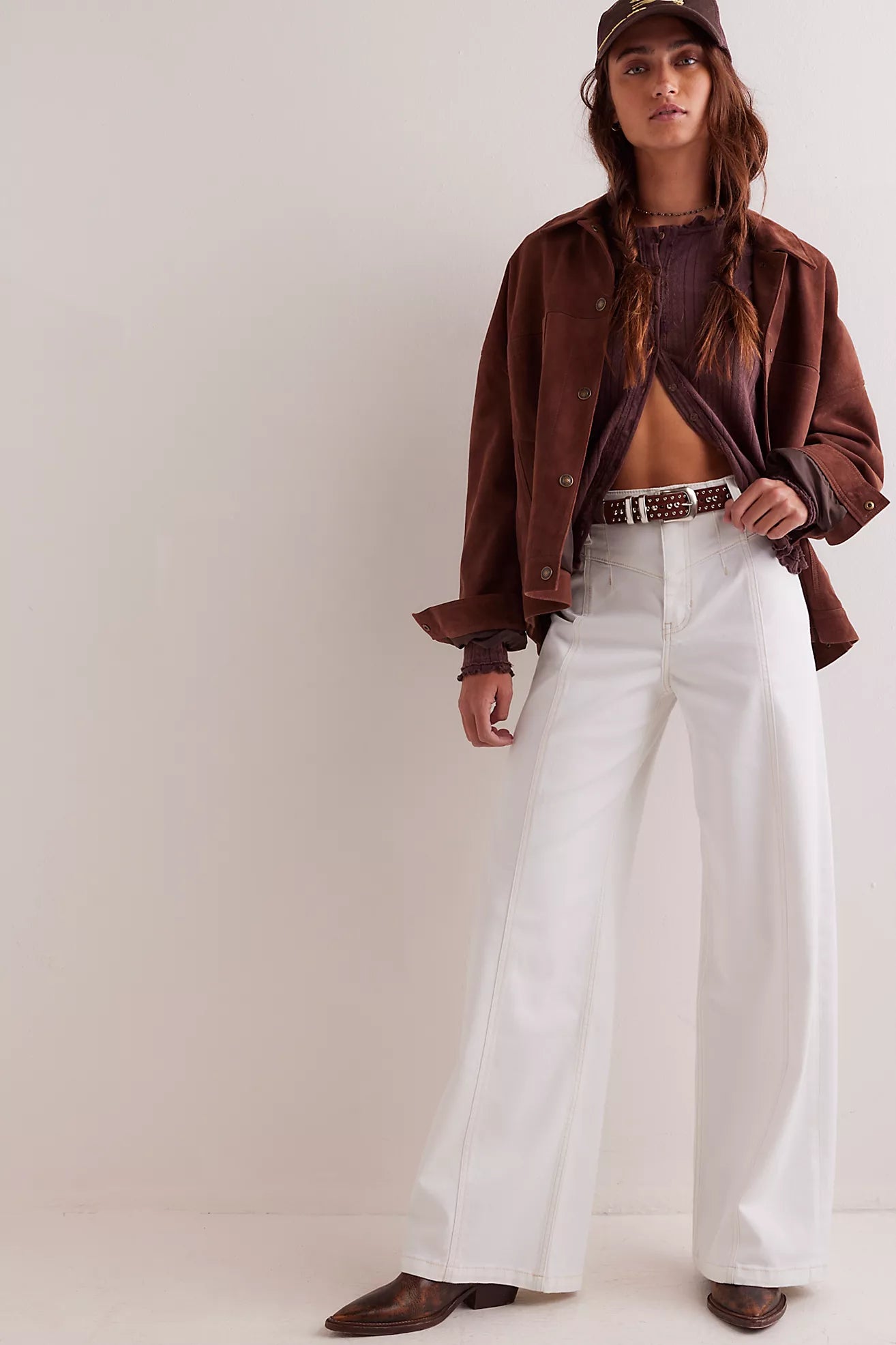 Free People Libre Wide Leg Denim Jeans