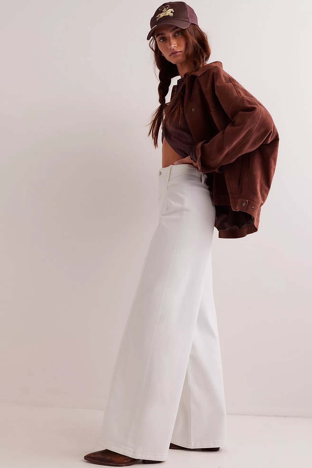 Free People Libre Wide Leg Denim Jeans
