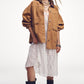 Free People Lemon Denim Jacket