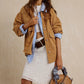 Free People Lemon Denim Jacket