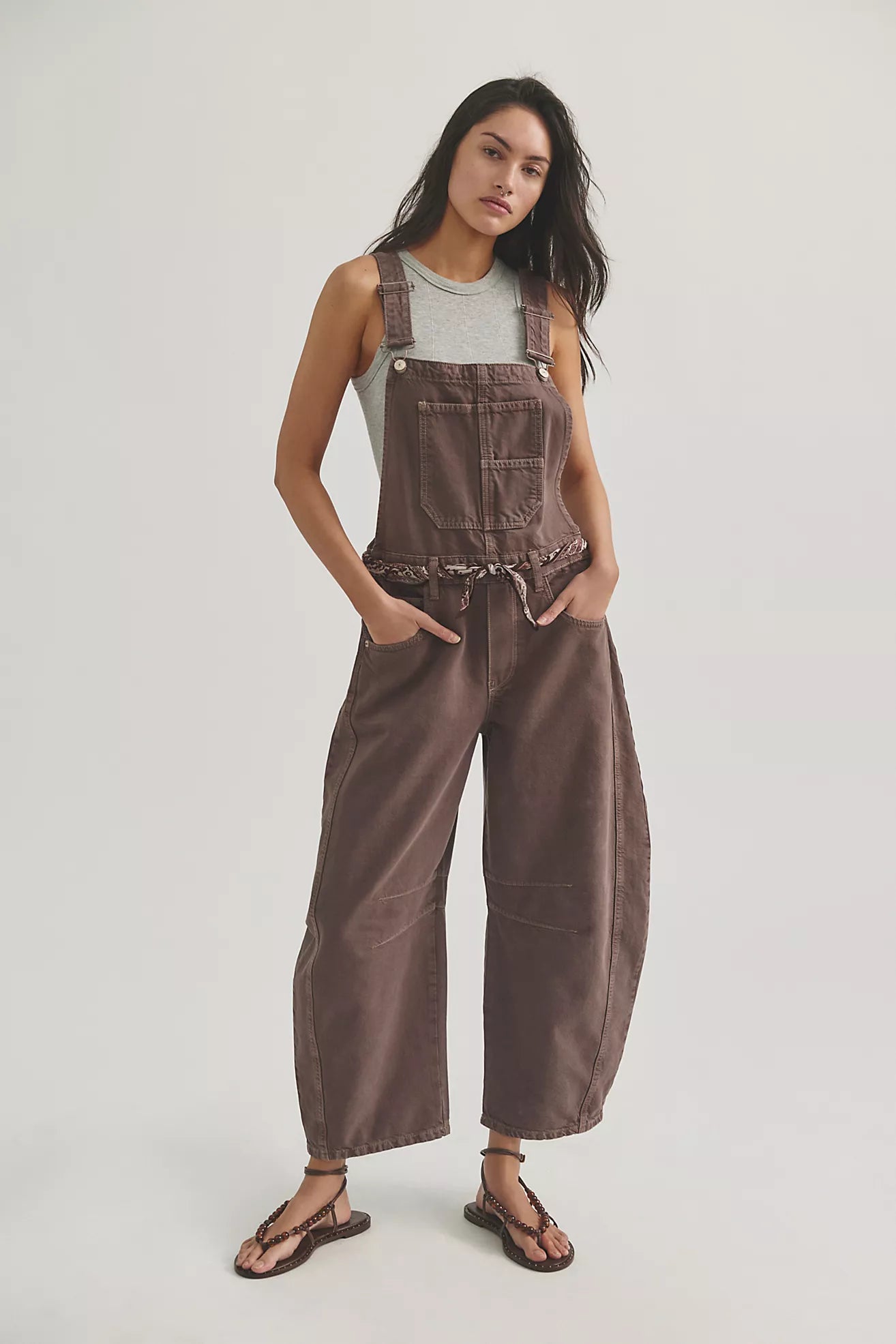 Free People Good Luck Overalls