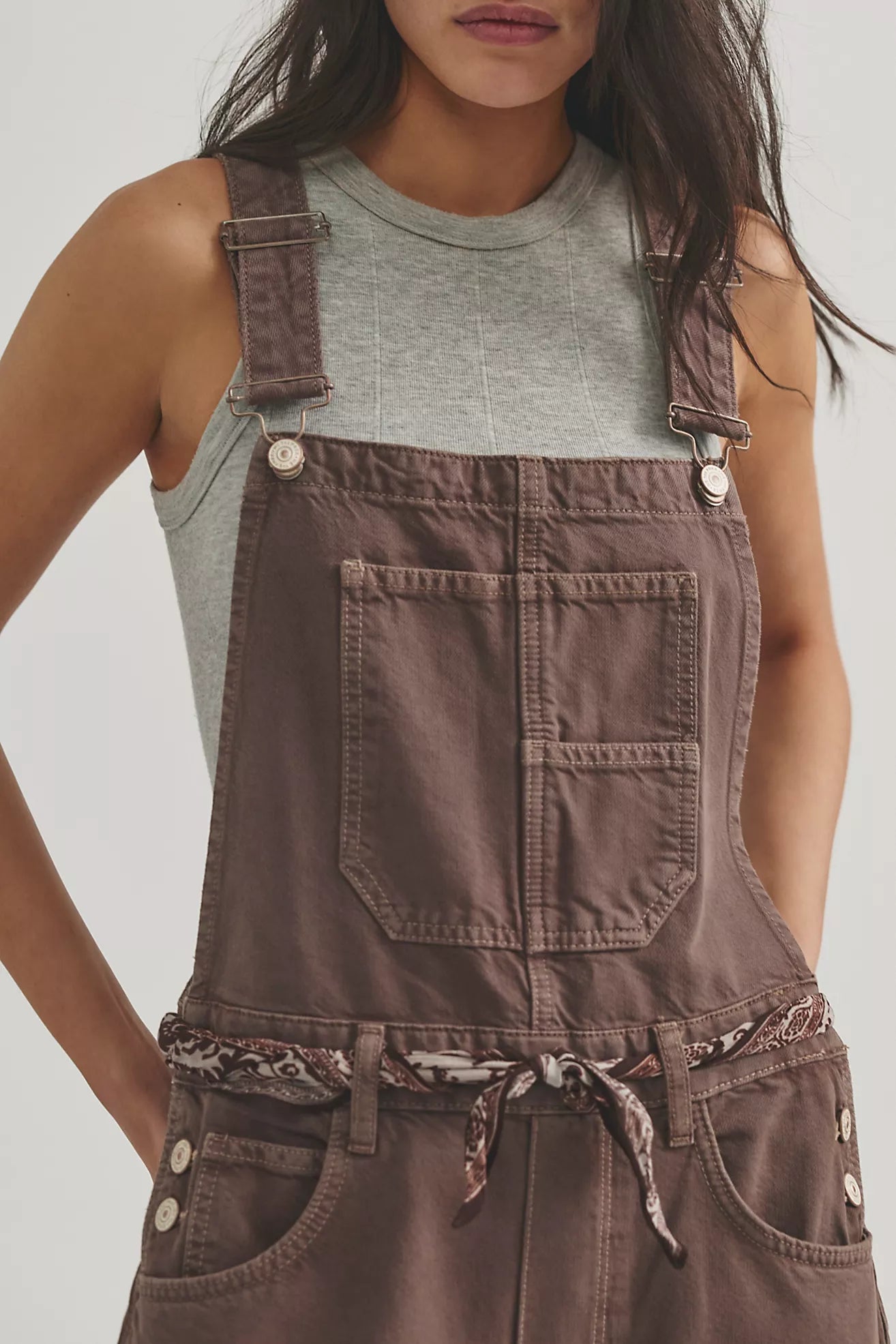 Free People Good Luck Overalls