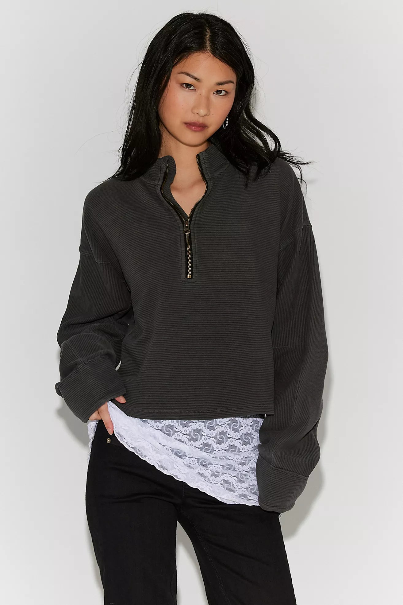 Free People Celeste Quarter ZIp