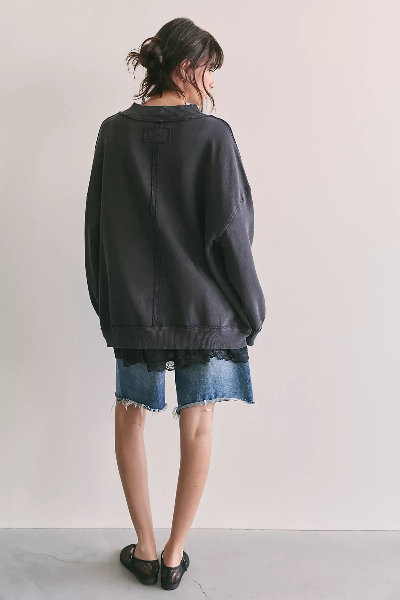 Free People Palm Springs Graphic Turtleneck