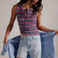 Free People Jamie Henley Striped Tank