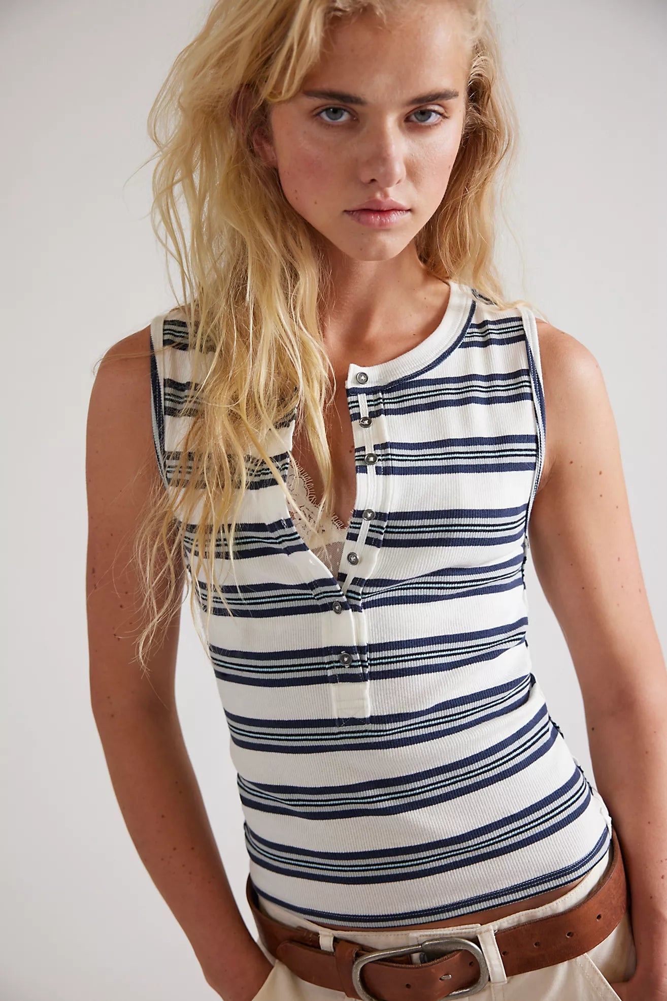 Free People Jamie Henley Striped Tank
