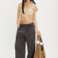 Free People Day's End Linen Pull On Pant