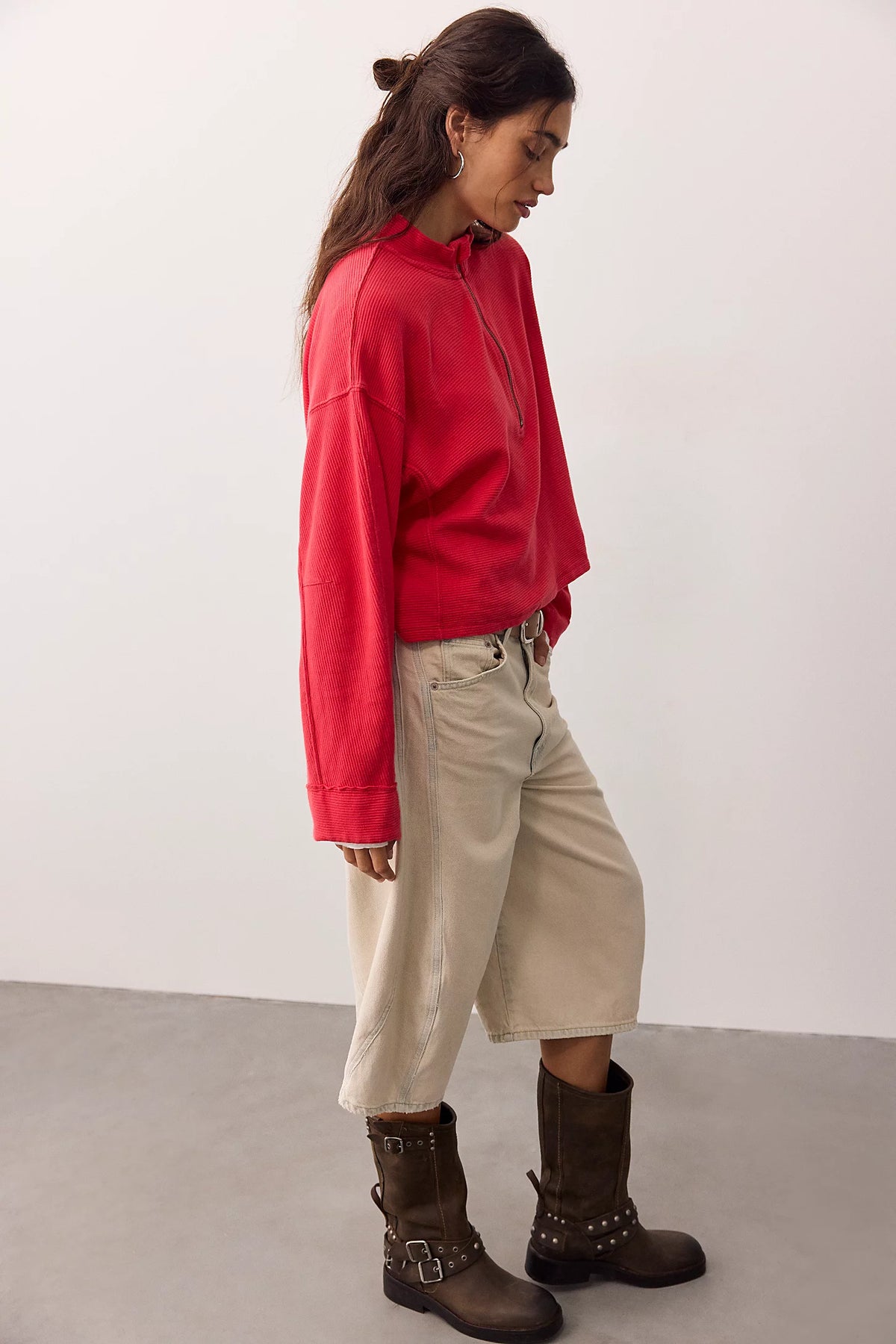 Free People Celeste Quarter Zip