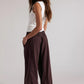 Free People Day's End Linen Pull-On Pant