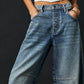 Free People Good Luck Mid Rise Barrel Jeans