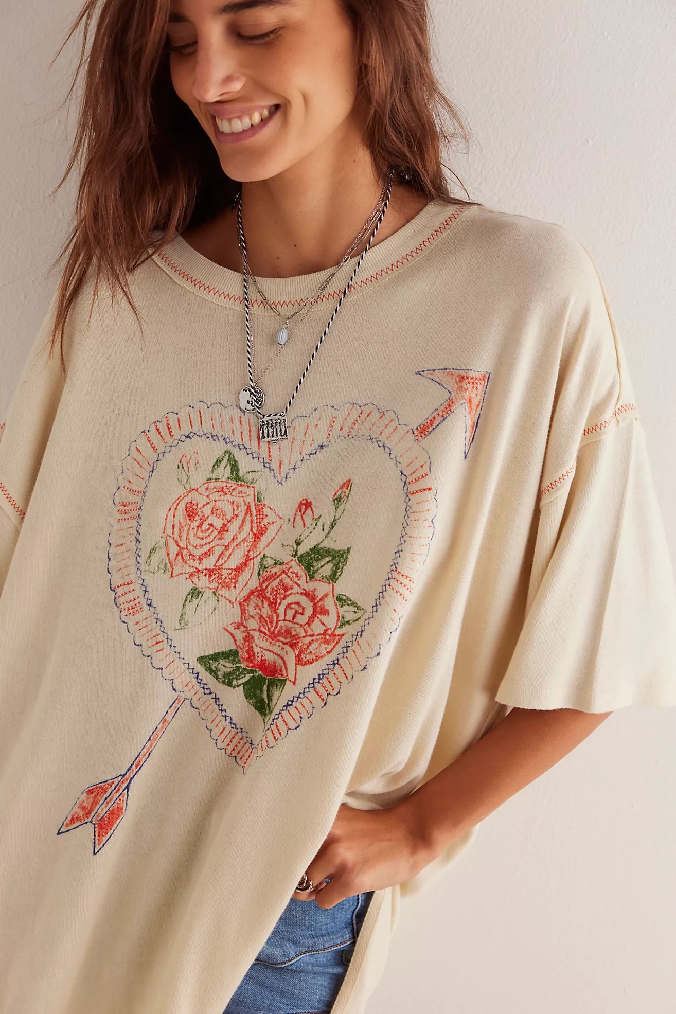 Free People Love Rose Tee