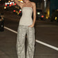 Free People Good Luck Barrel Jeans Snake Combo