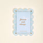 Mini Acrylic Picture Frame Magnet–Something Blue