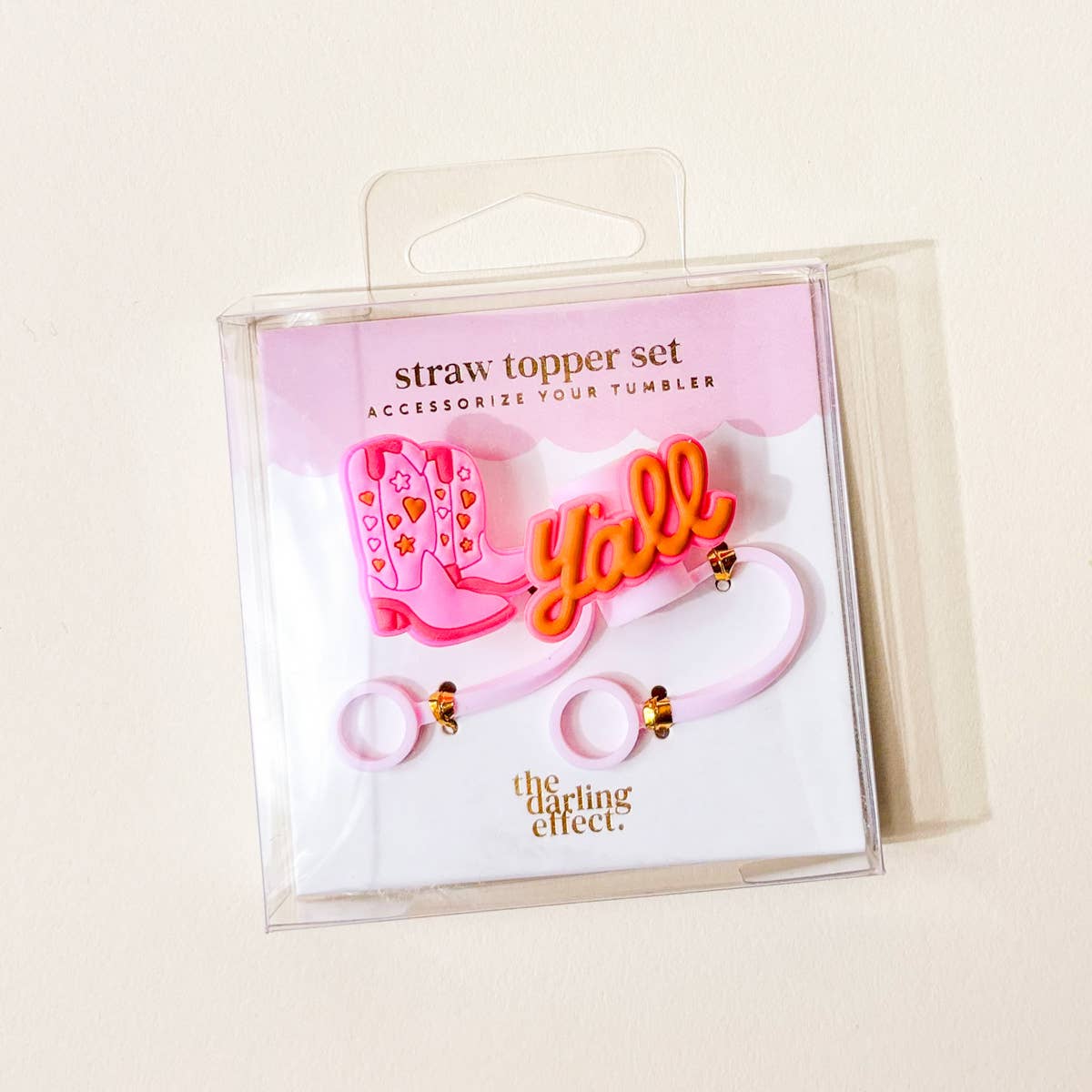 Straw Topper Set–Classic Cowgirl