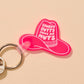 Cowboy Butts PVC Keychain