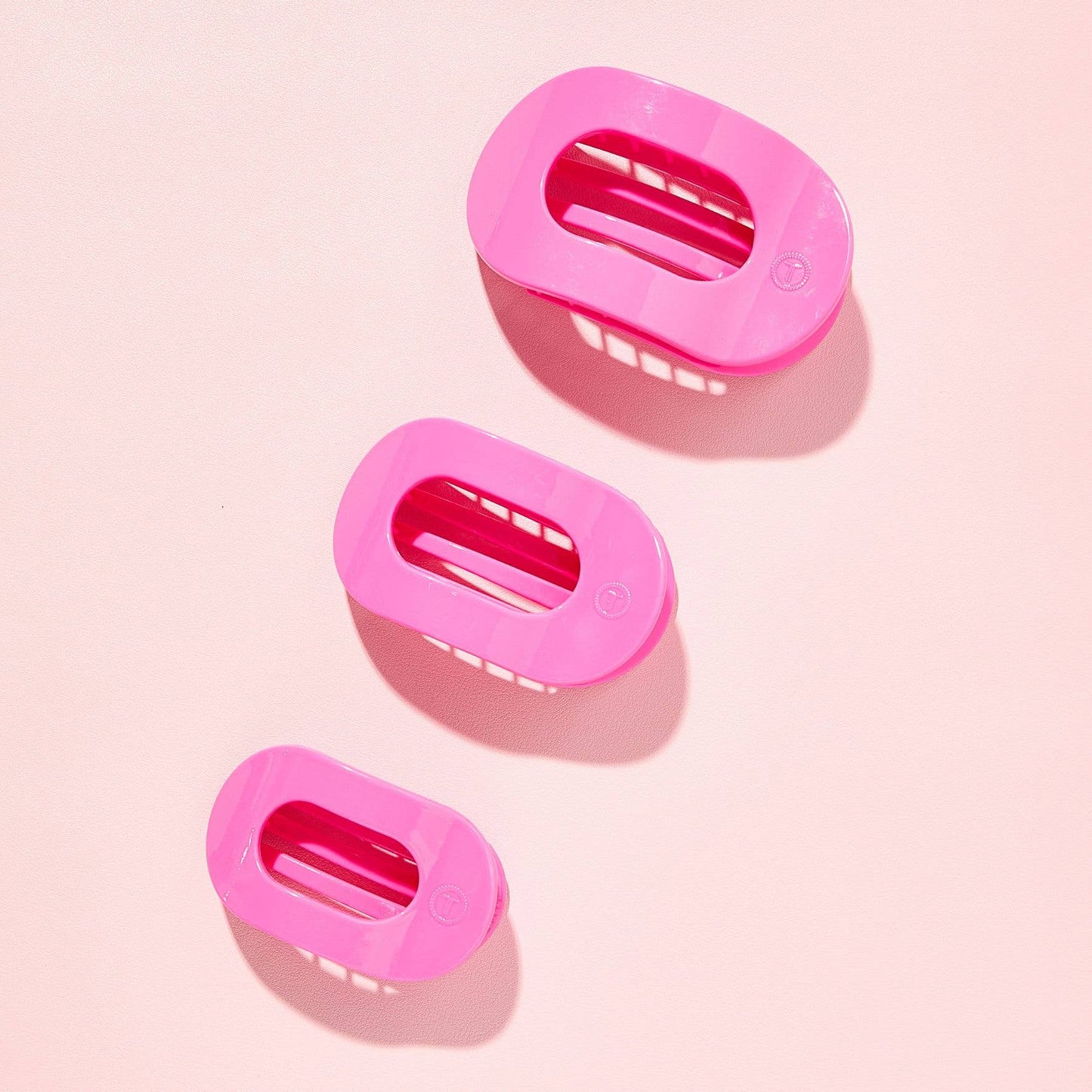 Teleties Flat Round Hair Clip Small Tropical Punch