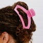 Teleties Open Hair Clip | Large | Peonies Please