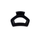Open | Jet Black | Petite Claw Clip