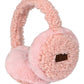 Faux Fur Sherpa Earmuffs: Rose