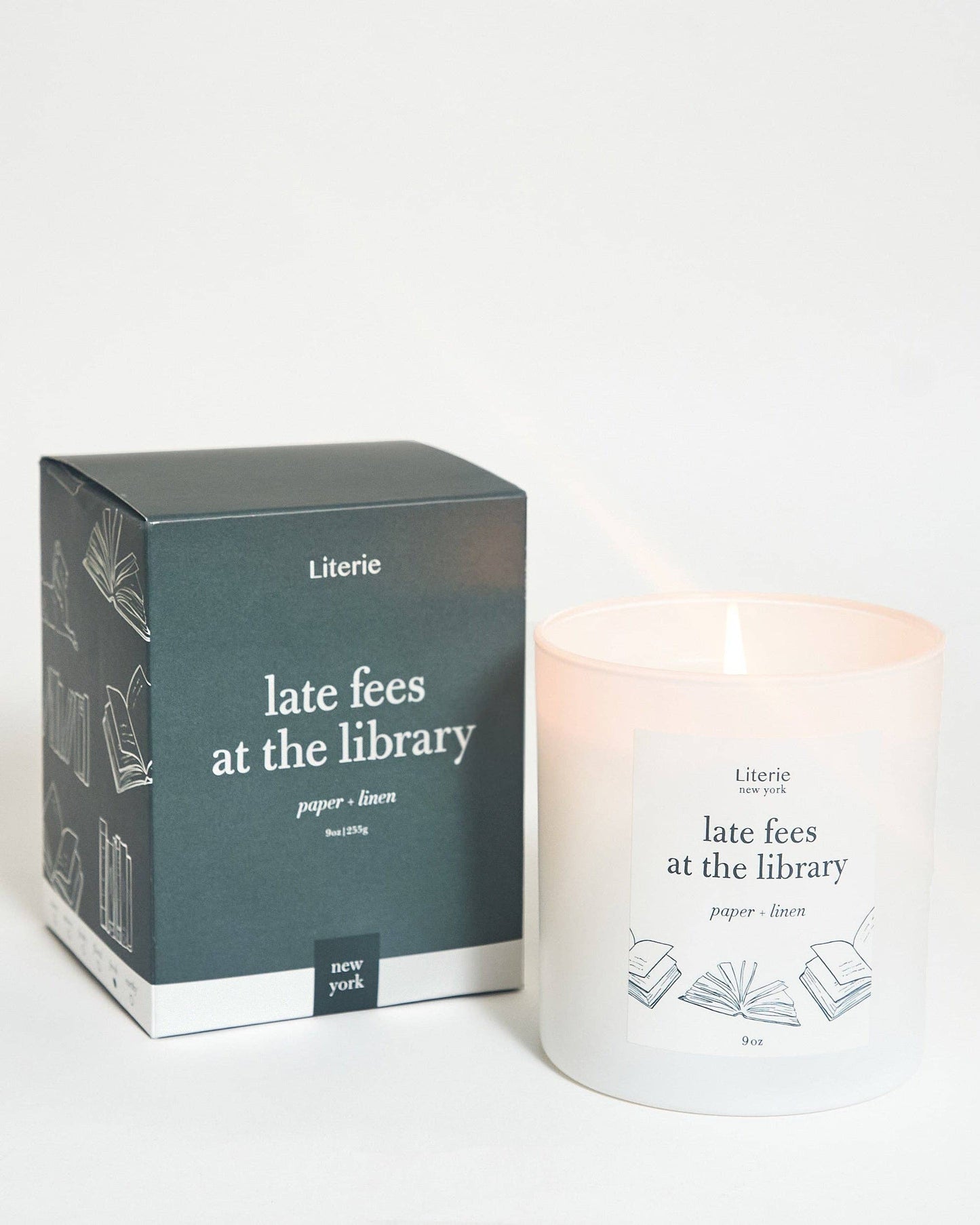 Late Fees at the Library Candle