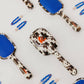 KAXI COW PRINT SCALP TO ENDS BRUSH