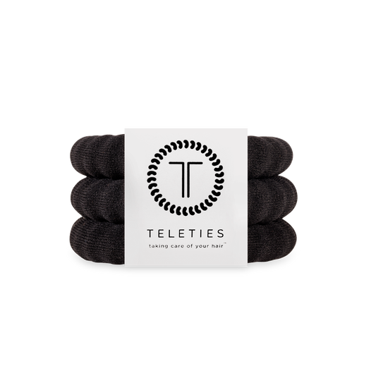 Nylon Hair Ties | Large | Jet Black