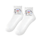 BLACK Meet Me In Stars Hollow Ruffle Luxury Socks