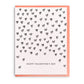 Valentine's Day Hearts - Letterpress Valentine Greeting Card