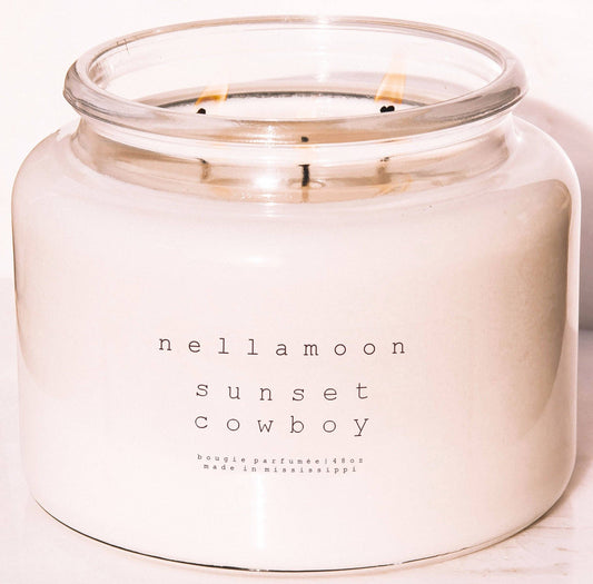Nellamoon Sunset Cowboy Lumière Candle