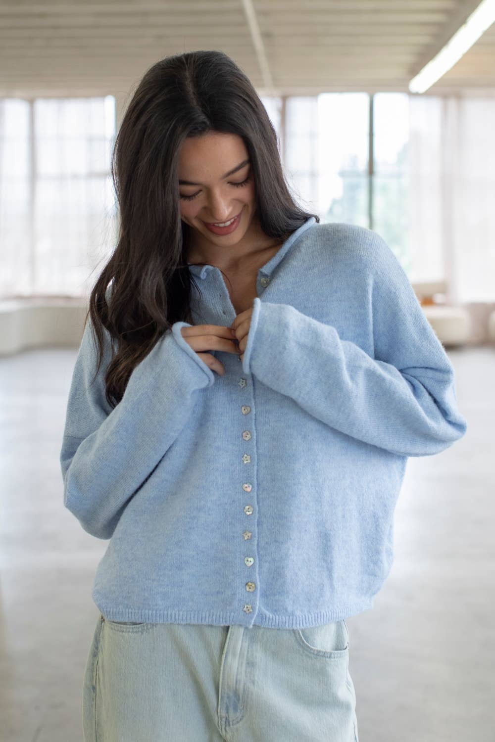 Mismatch Buttons Piper Cardigan