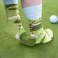 Men's Funny Golf Scene Mid-Calf Socks