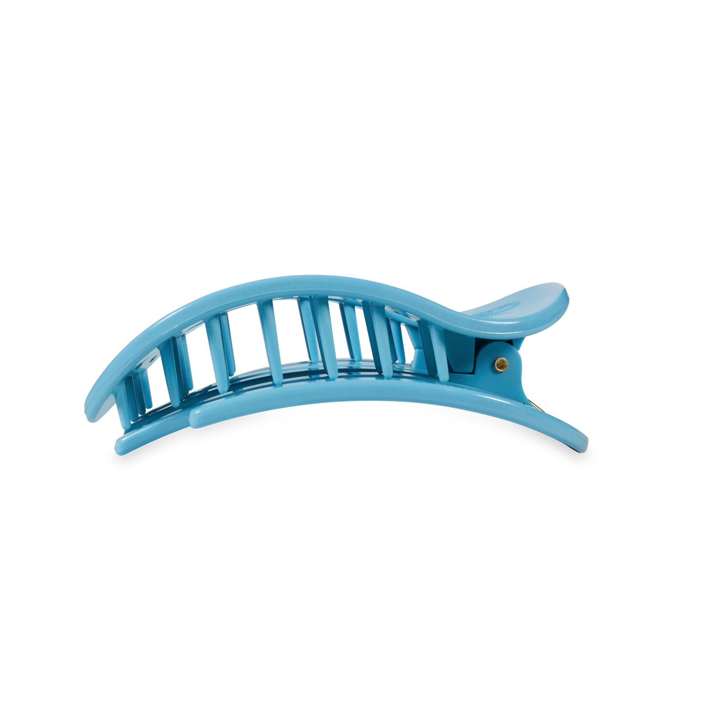 Teleties Flat Round Hair Clip Medium Summer Sky