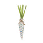 Mini Fabric Carrot Floral Pattern