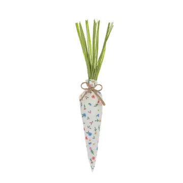 Mini Fabric Carrot Floral Pattern