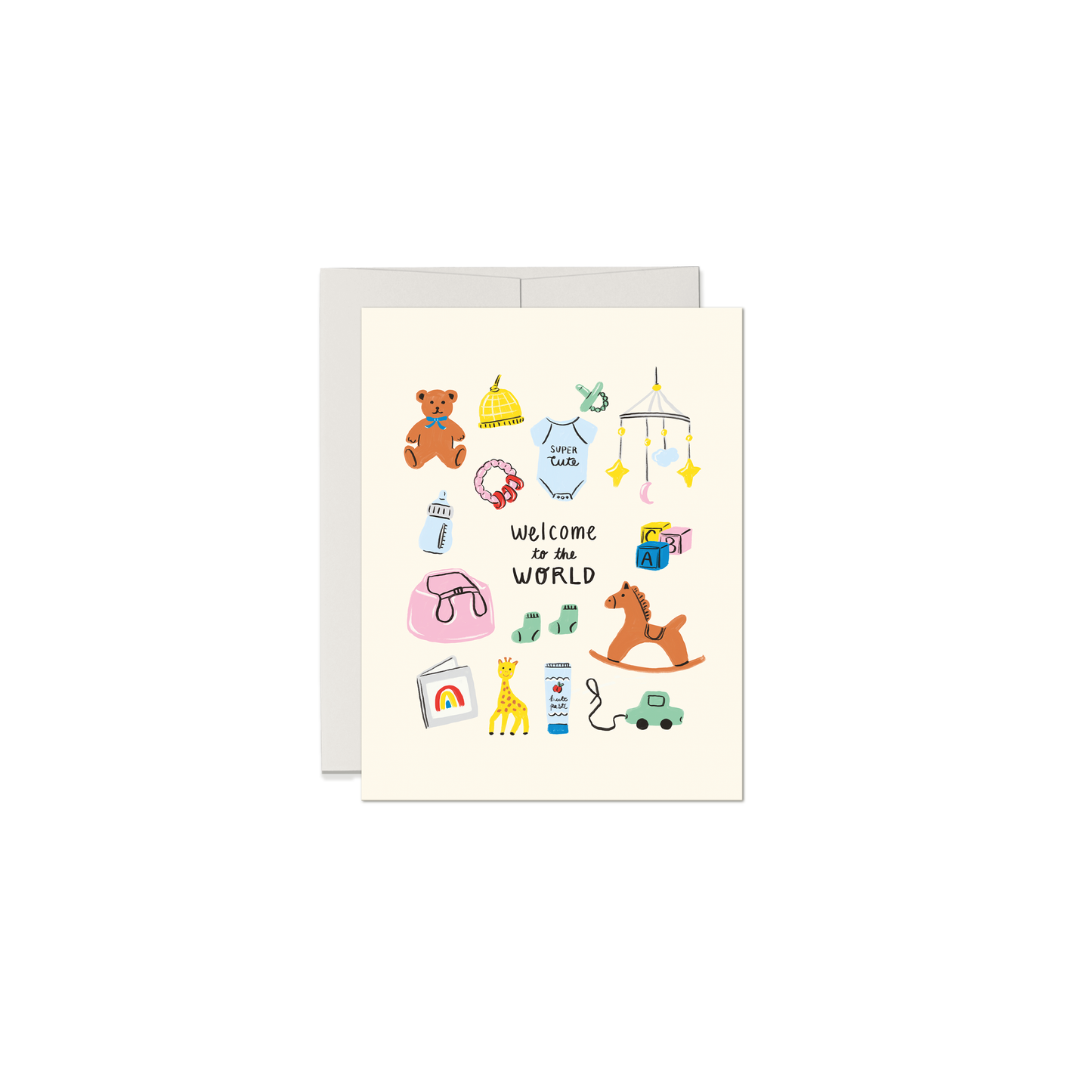 Welcome to the World Baby Greeting Card