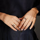 Made By Mary Mini Gloss Ring Silver