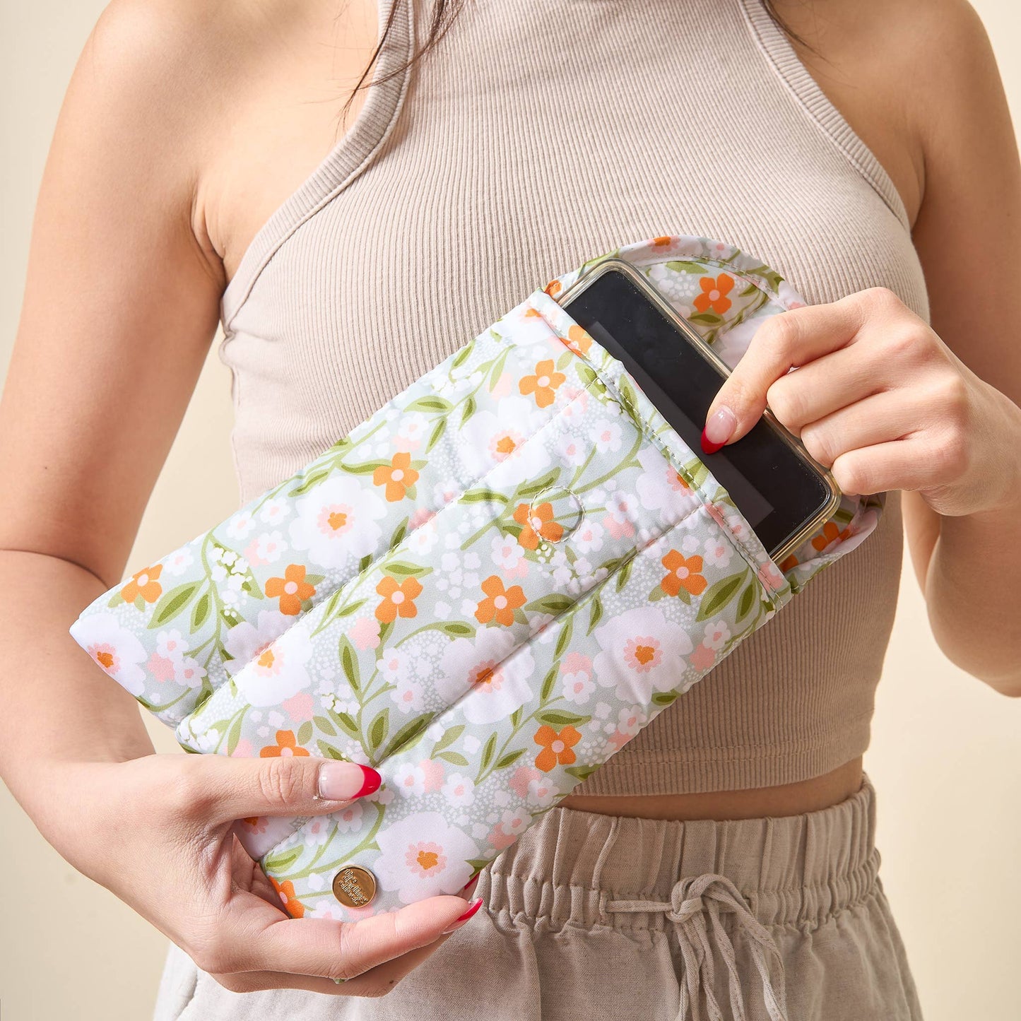 Kindle Sleeve-Floral Haven Sage