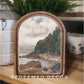 Arch Top Summer Coast  Framed Art : 6x8"