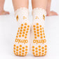 The Orange Cat Embroidered Pilates Grip Sock