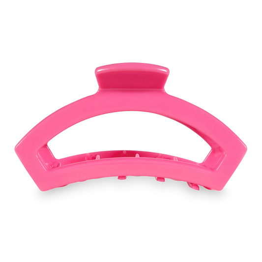 Teleties Open Hair Clip | Large | Paradise Pink