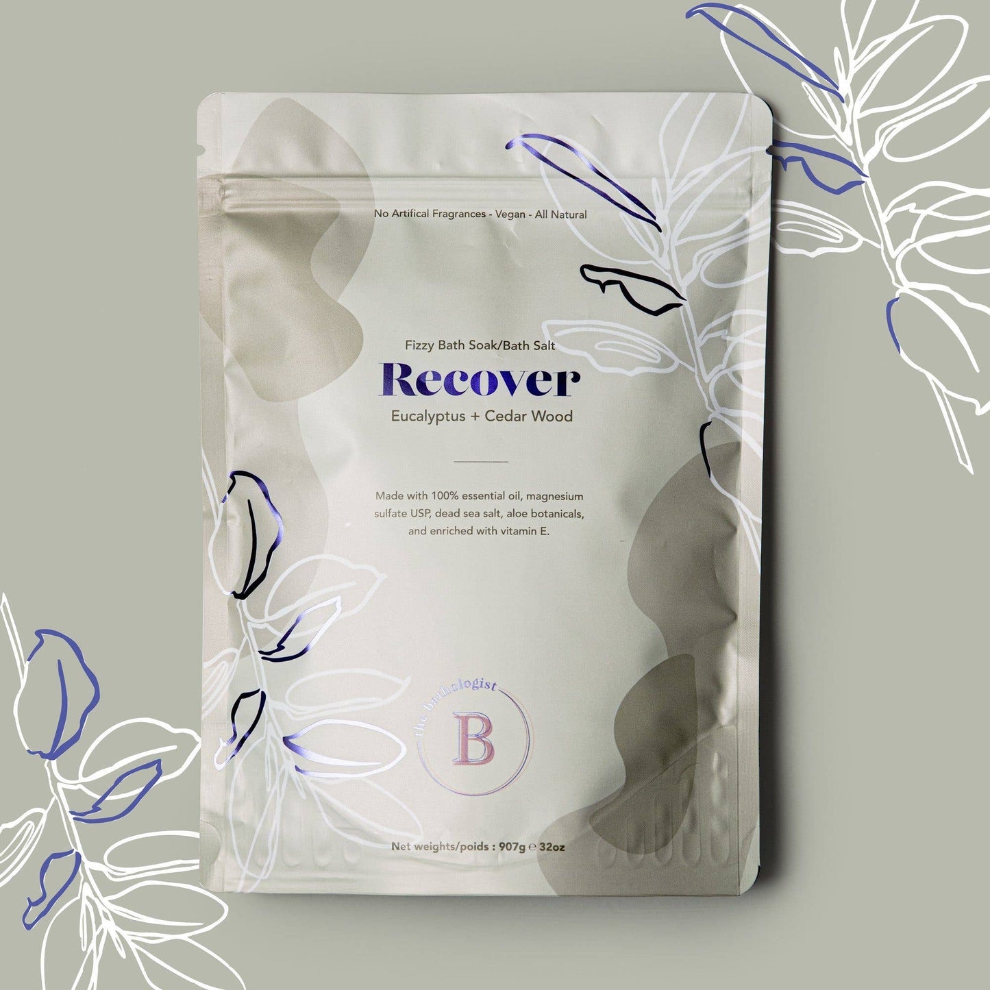 The Bathologist Recover Fizzy Bath Soak 907g